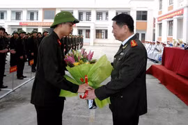 Phấn khởi lên đường thực hiện nghĩa vụ Công an nhân dân