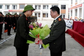 Phấn khởi lên đường thực hiện nghĩa vụ Công an nhân dân