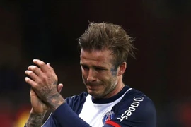 Beckham khóc ròng ngày giã từ sự nghiệp