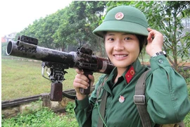 Nữ thủ khoa huấn luyện ở trường Trần Quốc Tuấn