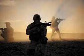 Hình ảnh biệt kích hải quân Mỹ khổ luyện