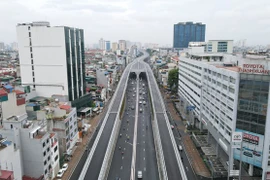 Từ ngày 9-11, ô tô có thể lưu thông trên đường vành đai 2 trên cao Ngã Tư Sở - Ngã Tư Vọng 