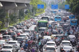 Nóng: Tổ chức lại giao thông nút Ngã Tư Sở- đường Láng, phương tiện cần lưu ý