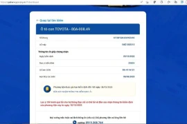 18.000 Giấy xác nhận đăng kiểm được cấp cho các phương tiện giãn chu kỳ kiểm định