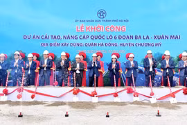 Khởi công mở rộng quốc lộ 6 đoạn Ba La- Xuân Mai với quy mô chiều rộng mặt đường 60m