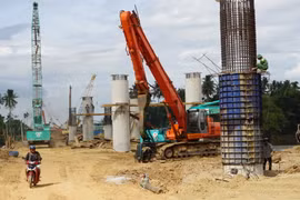 Dứt khoát cắt, điều chuyển khối lượng thi công cao tốc Hoài Nhơn- Quy Nhơn
