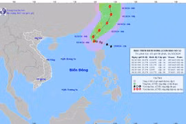 Siêu bão Krathon đi vào Biển Đông thành bão số 5, không ảnh hưởng Việt Nam