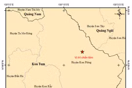 Hai tháng xảy ra 40 trận động đất ở Kon Tum