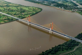 Phương án “Cổng mặt trời” đạt giải Nhất cuộc thi kiến trúc cầu Ngọc Hồi