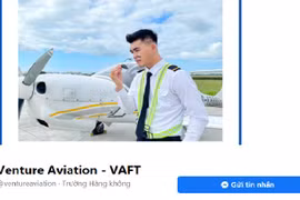 Cảnh báo Công ty Venture Aviation quảng cáo sai phép đào tạo, huấn luyện phi công