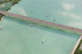 Hạn chế giao thông thủy trên sông Hồng để xây dựng cầu Hồng Hà và Mễ Sở