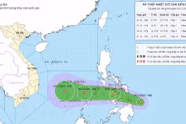 Biển Đông sắp đón áp thấp nhiệt đới, có thể sẽ mạnh lên thành bão số 15