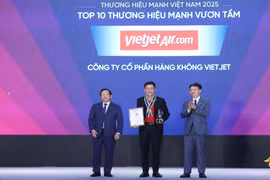 Vietjet được vinh danh thương hiệu mạnh Việt Nam 