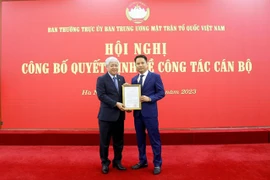 Ông Trương Thành Trung được bổ nhiệm giữ chức Tổng Biên tập Tạp chí Mặt trận