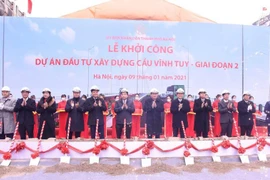 Hà Nội khởi công xây dựng cầu Vĩnh Tuy 2 hơn 2.500 tỷ đồng