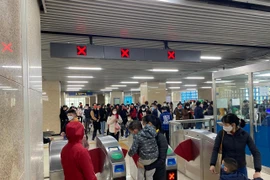 Tàu điện Cát Linh- Hà Đông phục vụ hơn 150.000 lượt khách trong dịp Tết