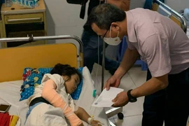 Hai em nhỏ quê Điện Biên bị thương trong vụ tai nạn ở Khánh Hòa chưa liên hệ được với người thân