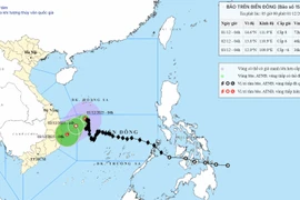  Bão số 15 suy yếu thành áp thấp rồi tan ở giữa Biển Đông