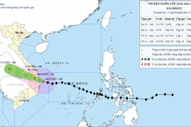 Bão Kalmaegi áp sát đất liền, chuẩn bị đổ bộ vào Quảng Ngãi- Đắk Lắk