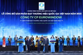 Eurowindow - Tự hào 12 năm liên tiếp được vinh danh Thương hiệu quốc gia 