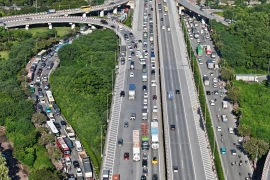 Phân luồng giao thông phương tiện ra vào Hà Nội dịp Tết để giảm ùn tắc