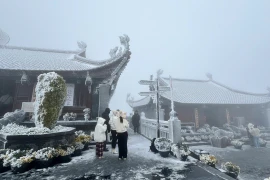 Thời tiết ngày 29 Tết: Bắc bộ rét đậm, băng tuyết có thể rơi trên vùng núi cao