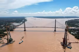 Thông xe cầu Mỹ Thuận 2 và cao tốc Mỹ Thuận- Cần Thơ vào cuối tháng 12