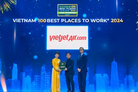 Giải thưởng “Nơi làm việc tốt nhất Việt Nam 2024” xướng tên Vietjet