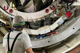 Chạy thử nghiệm robot đào hầm TBM đường sắt đô thị Nhổn- Ga Hà Nội