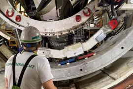 Chạy thử nghiệm robot đào hầm TBM đường sắt đô thị Nhổn- Ga Hà Nội