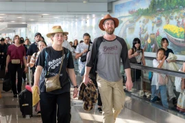 Bùng nổ khách quốc tế qua sân bay Nội Bài