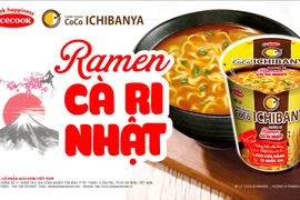 Acecook ra mắt mì ly hương vị ramen cà ri Nhật