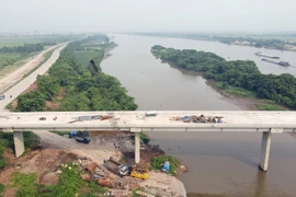 Cầu Bến Mới nối Nam Định- Ninh Bình sẽ thông xe trong tháng 10-2024