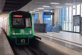 Tàu đường sắt đô thị Cát Linh- Hà Đông vận hành 287 lượt/ngày