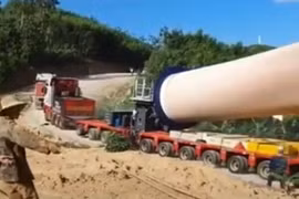 Điểm mặt, chỉ tên nhiều công ty vận chuyển thiết bị điện gió vi phạm