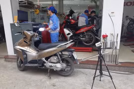 Cấp tập chuẩn bị kiểm định khí thải 70 triệu xe máy