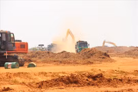 Bụi dự án sân bay Long Thành gây ô nhiễm, yêu cầu sớm khắc phục 