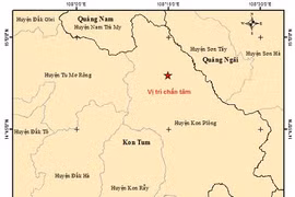 Một ngày, huyện Kon Plông xuất hiện liên tiếp 8 trận động đất