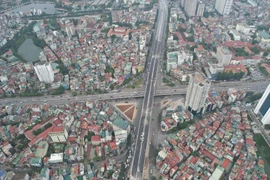 Vành đai 2 trên cao Hà Nội chuẩn bị thông xe