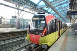 Metro Nhổn- Ga Hà Nội đã hoàn thành 100% đoạn trên cao