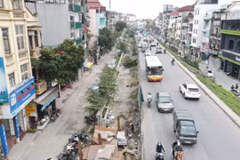 Tiến độ dự án cải tạo, mở rộng đường đê Âu Cơ- Nghi Tàm được lùi đến quý 4-2022