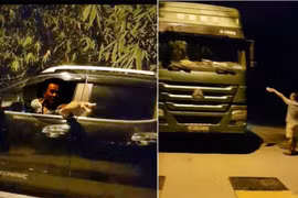 Kiểm tra xe chở quá tải 200%, Thanh tra GTVT Hà Nội bị dọa đánh