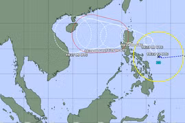 Áp thấp ngoài khơi Philippines dự báo mạnh lên thành bão và đi vào Biển Đông