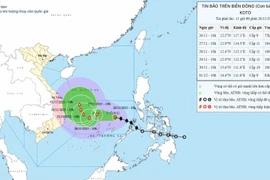 Bão số 15 được nhận định nhiều khả năng "chết yểu" trên biển