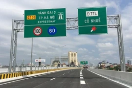 Vành đai 3 trên cao Mai Dịch- Nam Thăng Long vừa thông xe sẽ cấm phương tiện nào?