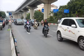 Bước đầu phân làn đường Nguyễn Trãi có hiệu quả, Sở Giao thông kiến nghị kéo dài thêm 3 tháng