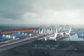 Khởi công xây dựng cầu đường sắt và đường bộ Đuống mới với gần 1.850 tỷ đồng