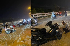 Thi công quốc lộ 1 cẩu thả, công ty Khánh Chi Hà Nam bị phạt 12 triệu đồng