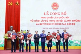 Bộ Nông nghiệp và Môi trường bổ nhiệm hàng loạt lãnh đạo Cục, Vụ 