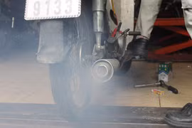 Kiểm soát khí thải xe gắn máy đã được đưa vào dự thảo Luật Giao thông đường bộ